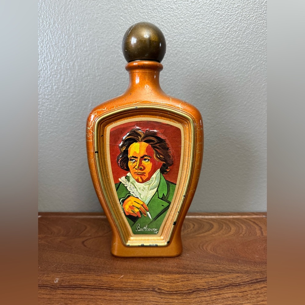 Vintage Jim Beams 1973 Beethoven Whiskey Bottle
